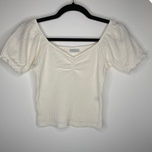 🩷🩵Nordstrom Abound Puff Sleeve Crop Top